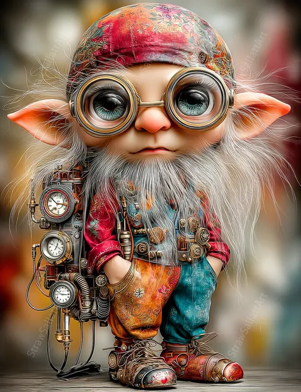 Magical Steampunk 3D Character Art