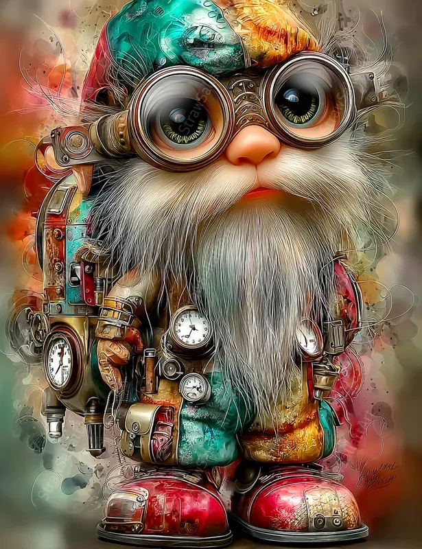 Magical Steampunk 3D Character Art