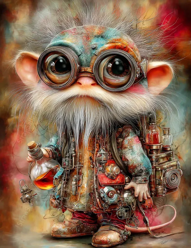 Magical Steampunk 3D Character Art