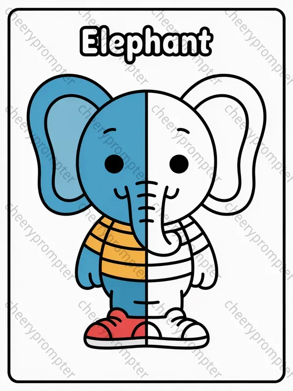 Splitstyle Coloring Worksheets