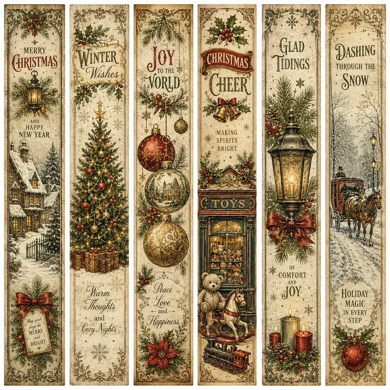 Enchanted Christmas Bookmarks