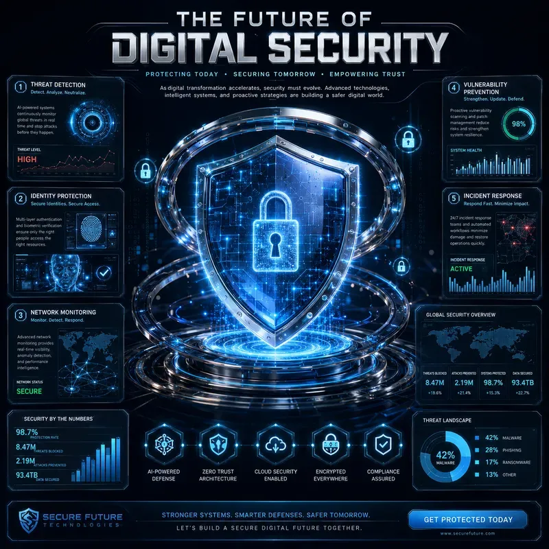 Futuristic Intelligence Infographics