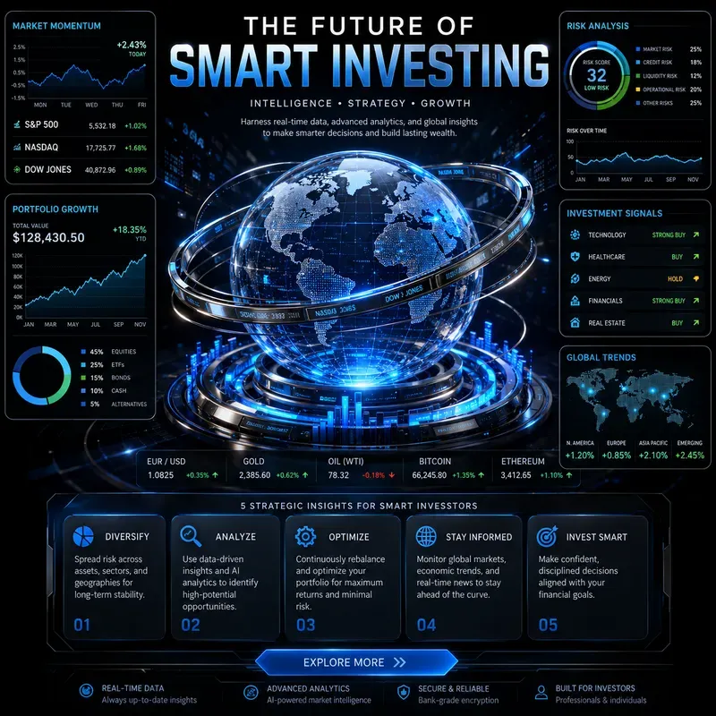 Futuristic Intelligence Infographics