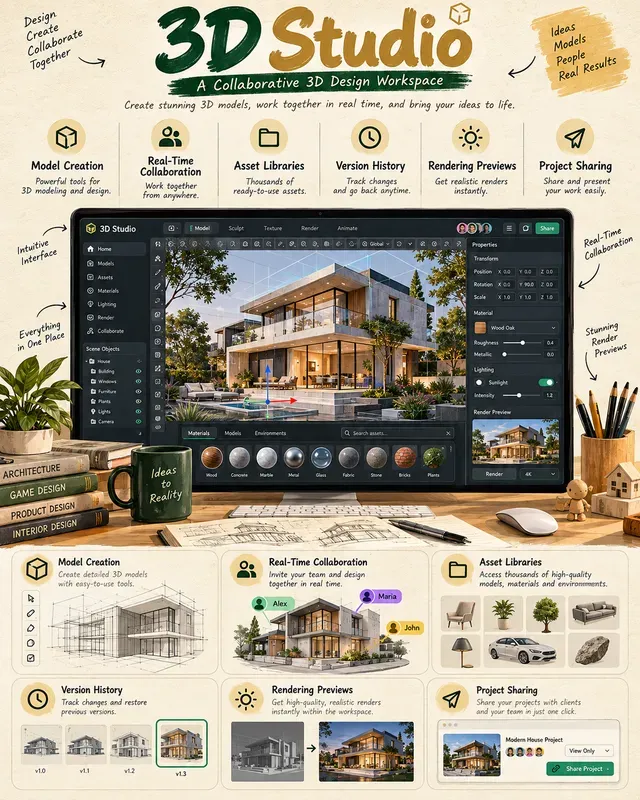 Handdrawn Tech Product Infographics