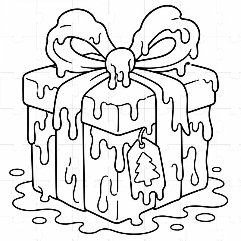 Melting Christmas Colorings