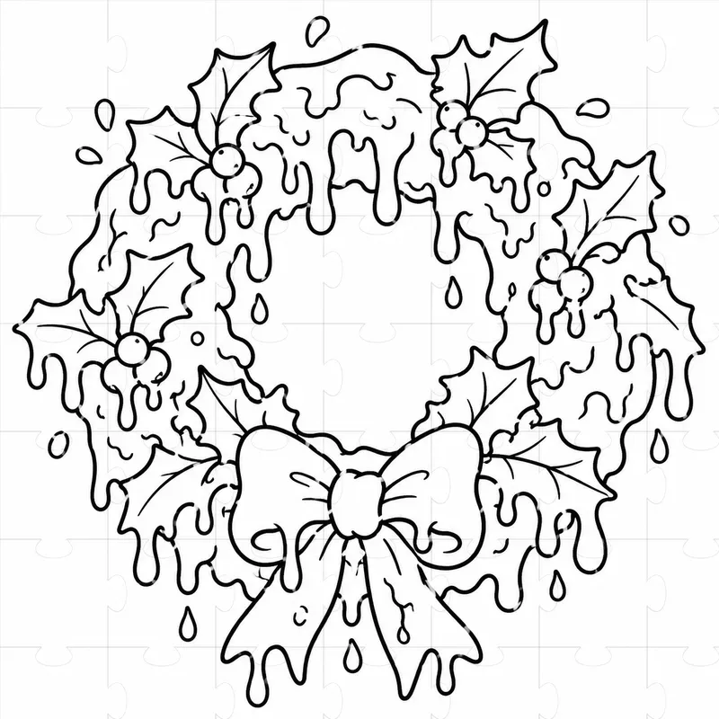 Melting Christmas Colorings