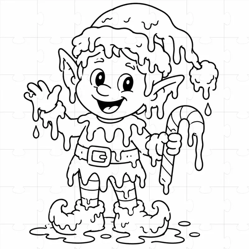 Melting Christmas Colorings