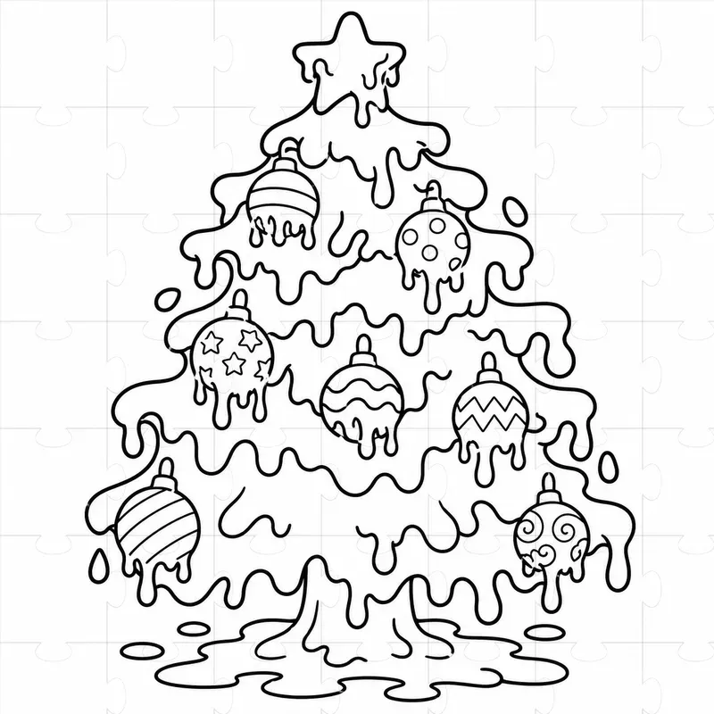 Melting Christmas Colorings