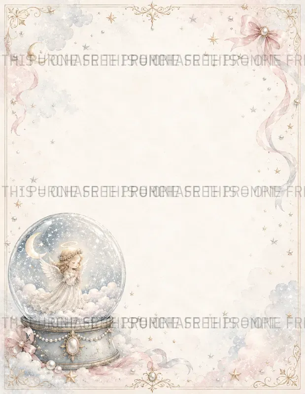 Whimsical Snow Globe Pages