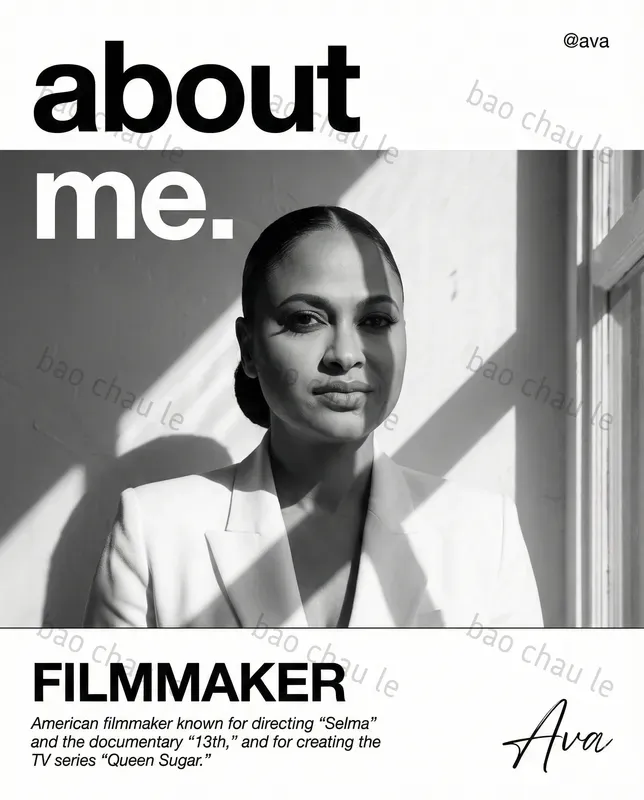 Blackandwhite About Me Posters