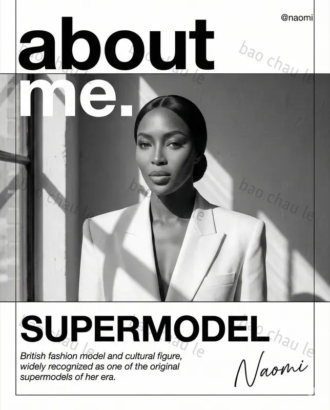 Blackandwhite About Me Posters