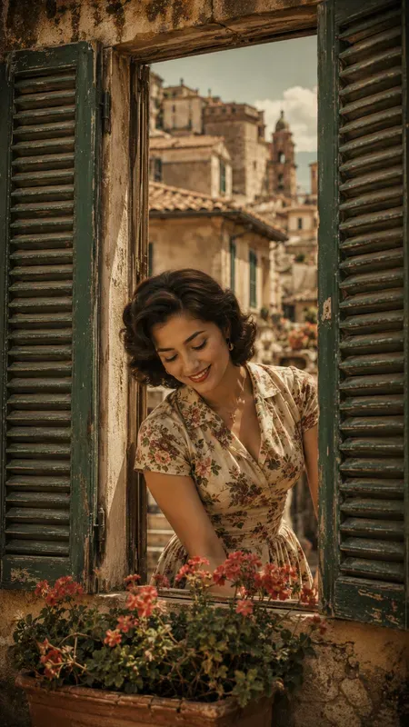 Vintage Window Princess Portraits