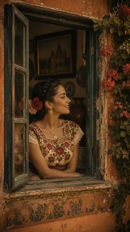 Vintage Window Princess Portraits