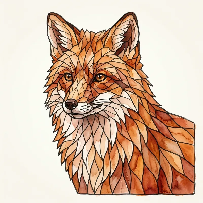 Stained Glass Animal Art Generator