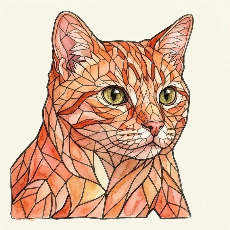 Stained Glass Animal Art Generator