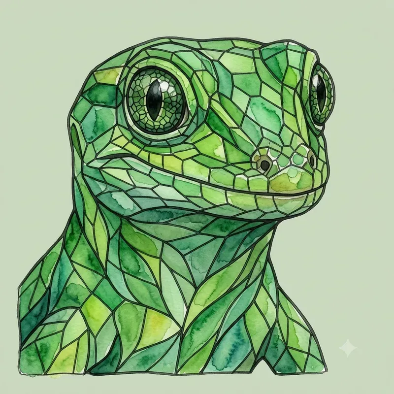 Stained Glass Animal Art Generator