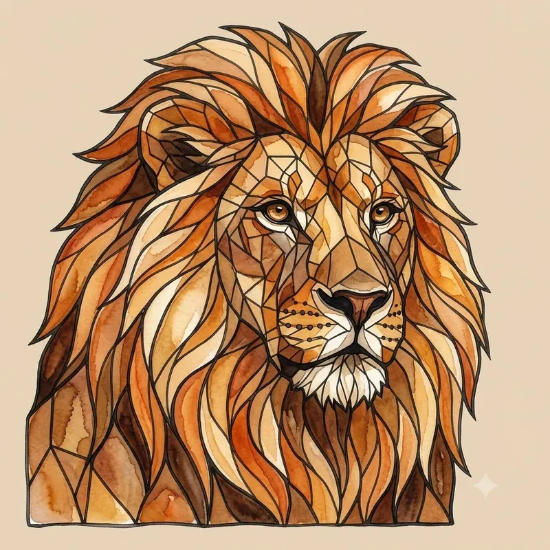 Stained Glass Animal Art Generator