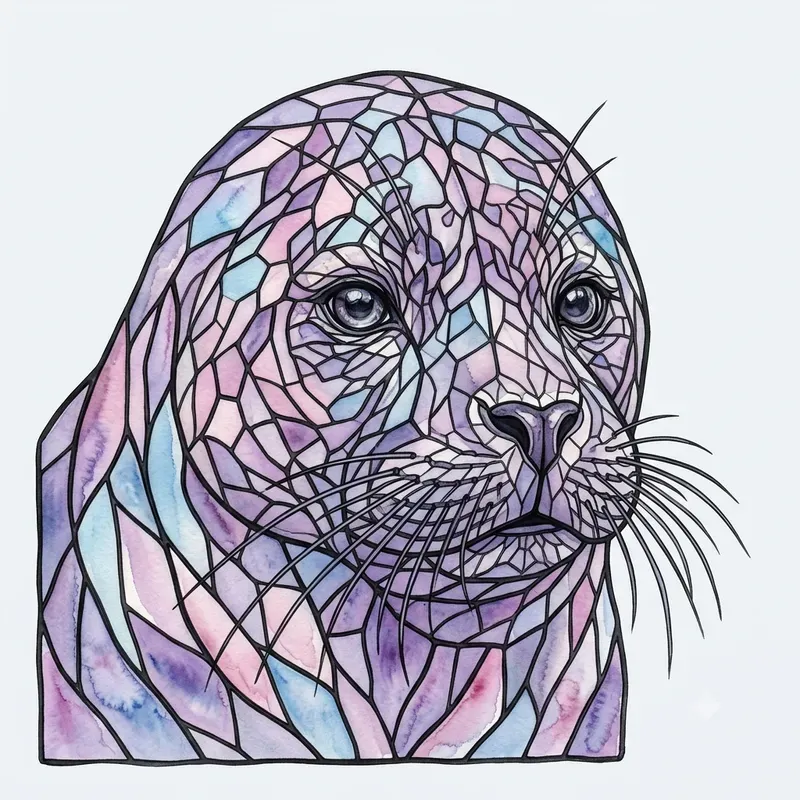 Stained Glass Animal Art Generator