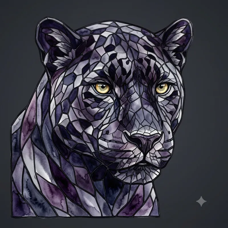 Stained Glass Animal Art Generator