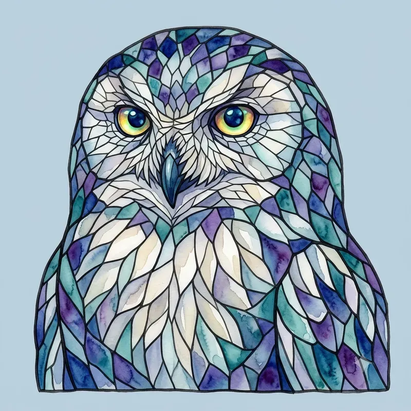 Stained Glass Animal Art Generator