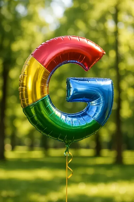 Realistic Metallic Foil Logo Balloons
