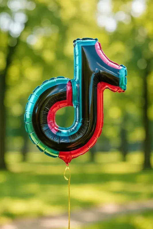Realistic Metallic Foil Logo Balloons