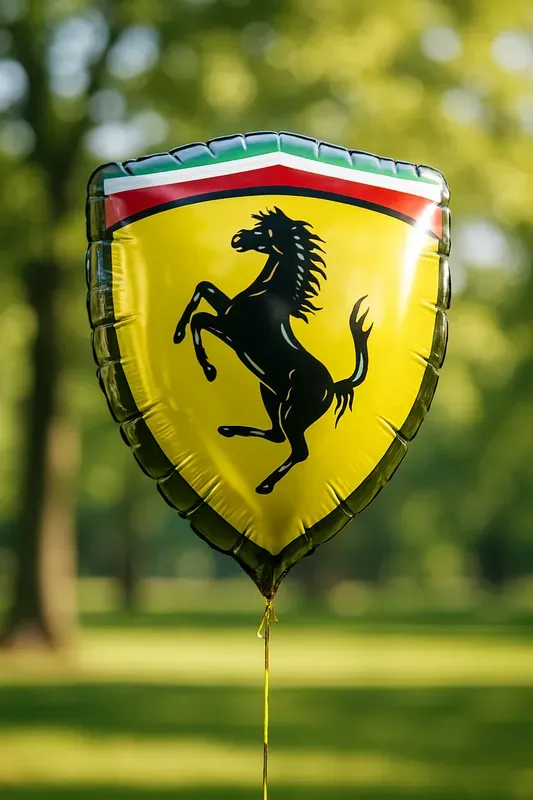 Realistic Metallic Foil Logo Balloons
