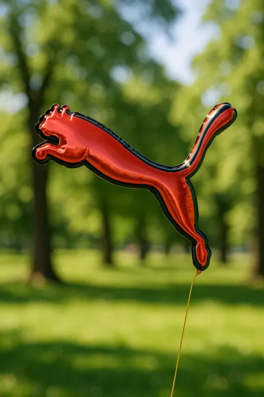 Realistic Metallic Foil Logo Balloons