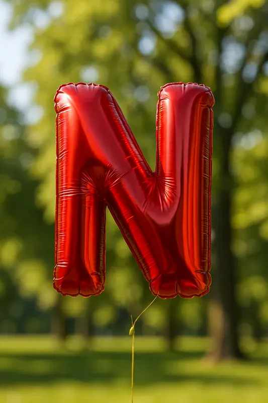 Realistic Metallic Foil Logo Balloons