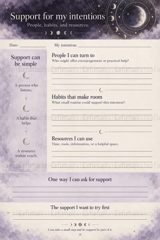 Lunar Journal Page Creator