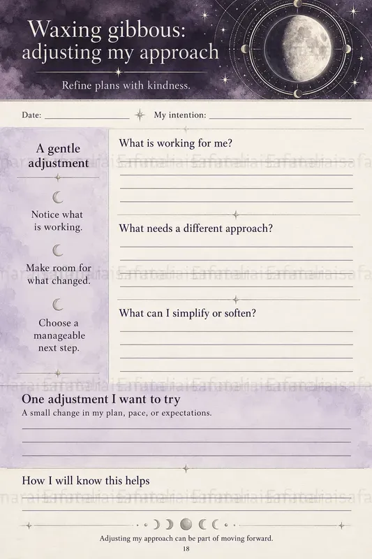Lunar Journal Page Creator