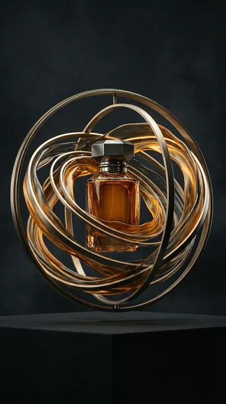 Kinetic Fluid Geometric Ring Studios