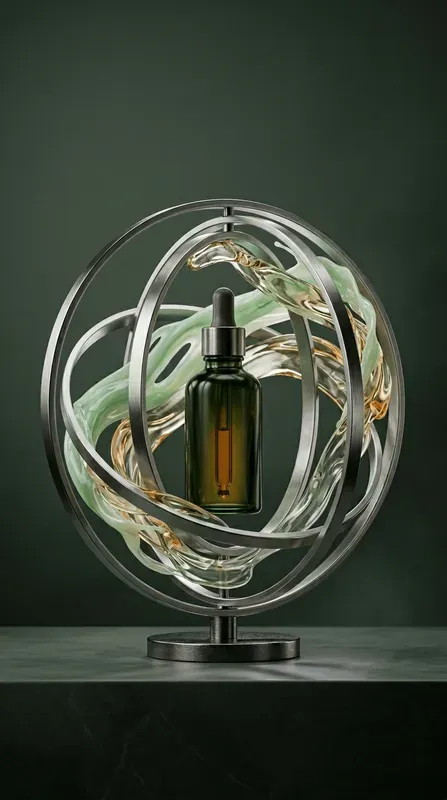 Kinetic Fluid Geometric Ring Studios