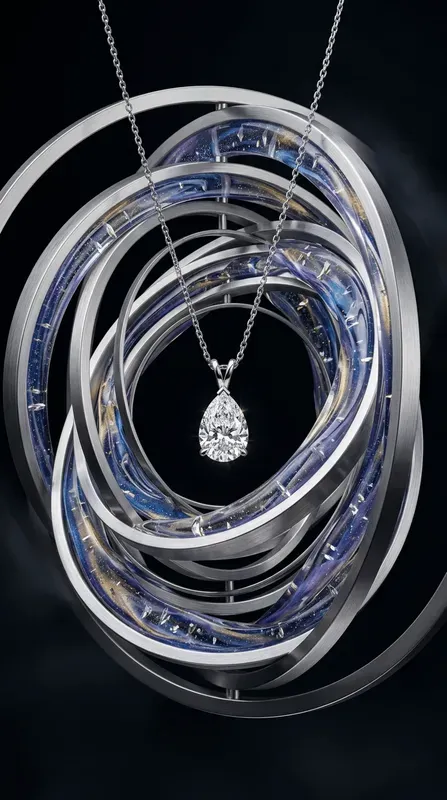 Kinetic Fluid Geometric Ring Studios