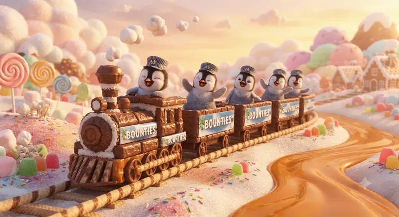 Whimsical Animal Dessert Trains