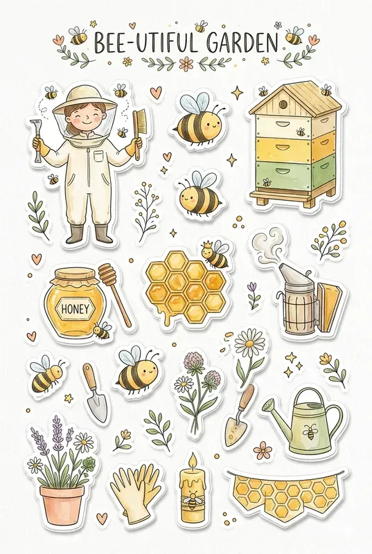 Aesthetic Journal Sticker Sheet Creators