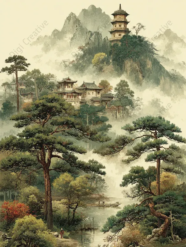 Timeless Chinese Ink Landscapes
