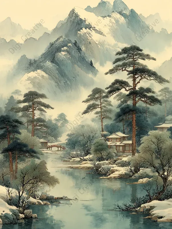 Timeless Chinese Ink Landscapes