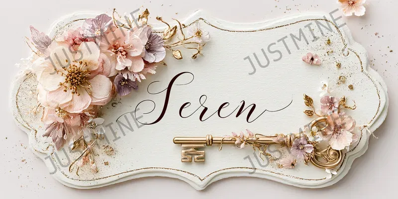 Elegant Spring Name Cards