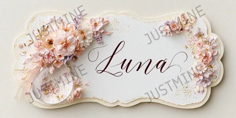 Elegant Spring Name Cards