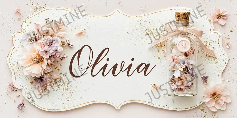 Elegant Spring Name Cards