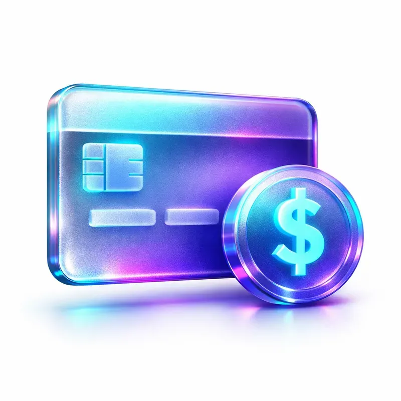 3D Glassmorphism UI Icons
