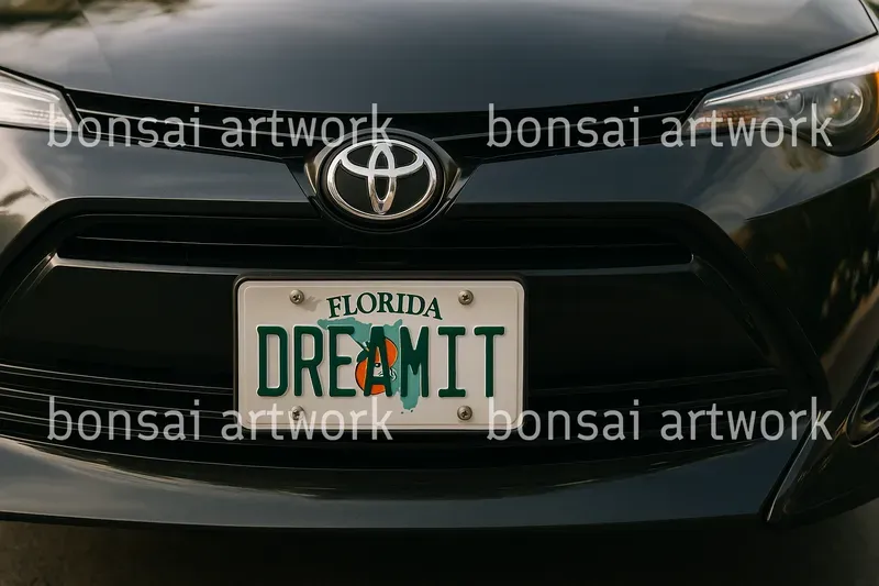 Realistic Car Plate Photo Makers