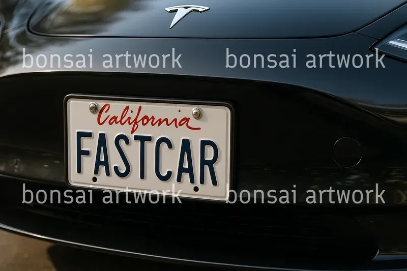 Realistic Car Plate Photo Makers