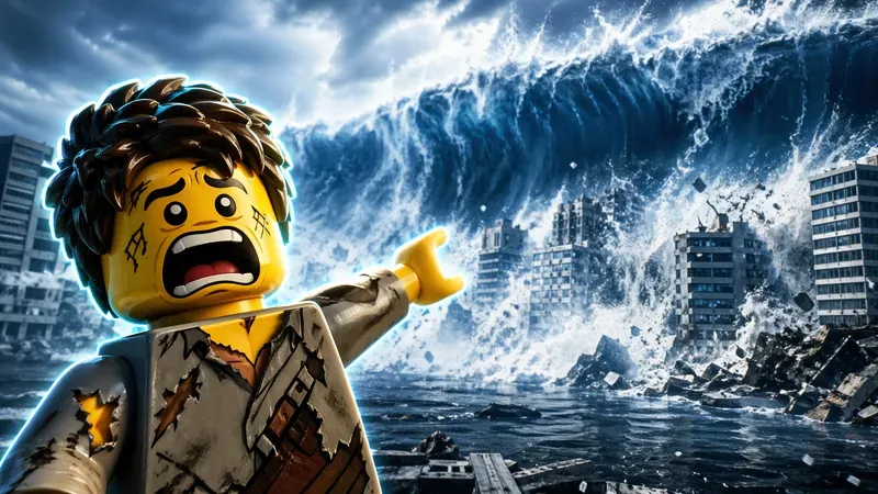 Lego Viral Thumbnail Beast Style 8K