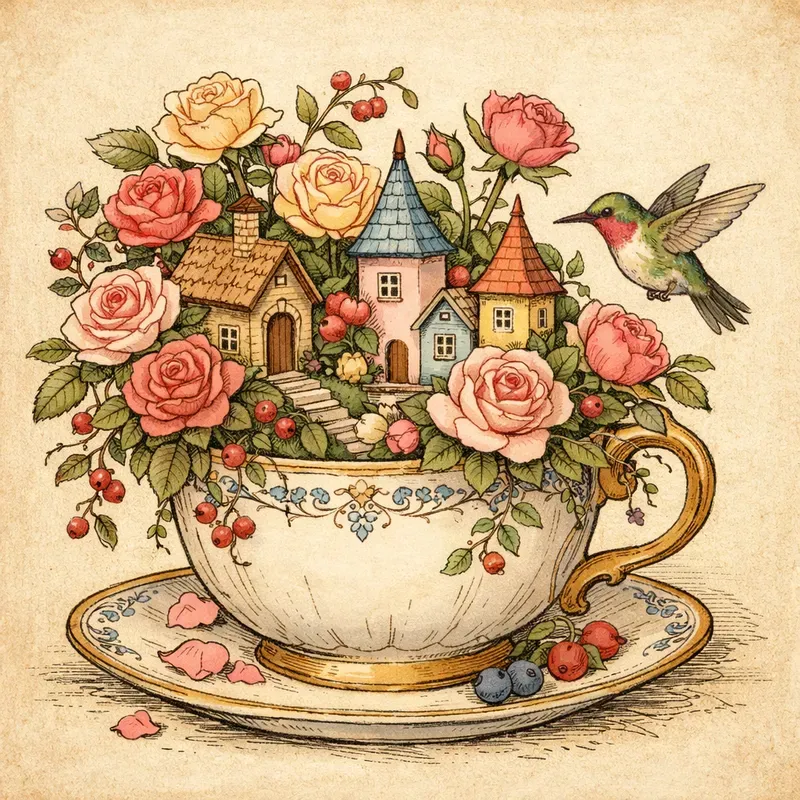 Vintage Storybook Illustrations