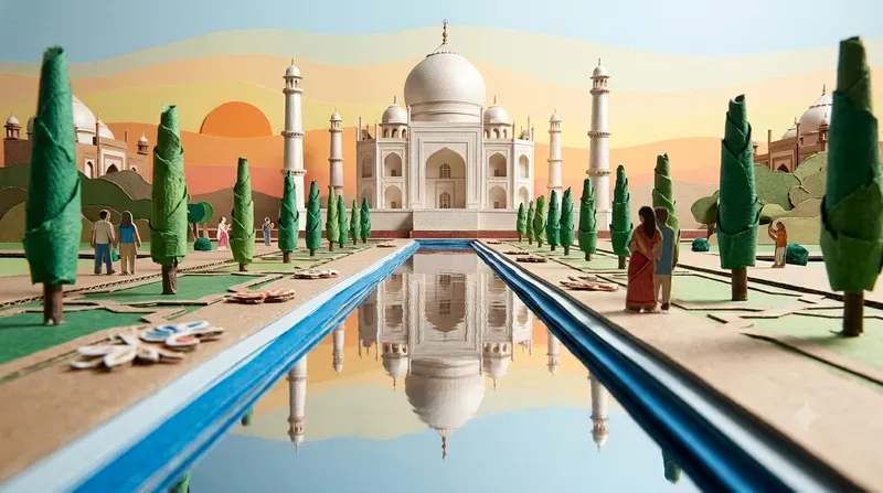 3D Paper Cutout Stop Motions