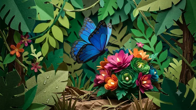 3D Paper Cutout Stop Motions