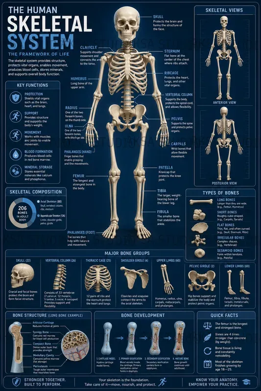 3D Human Anatomy Infographics