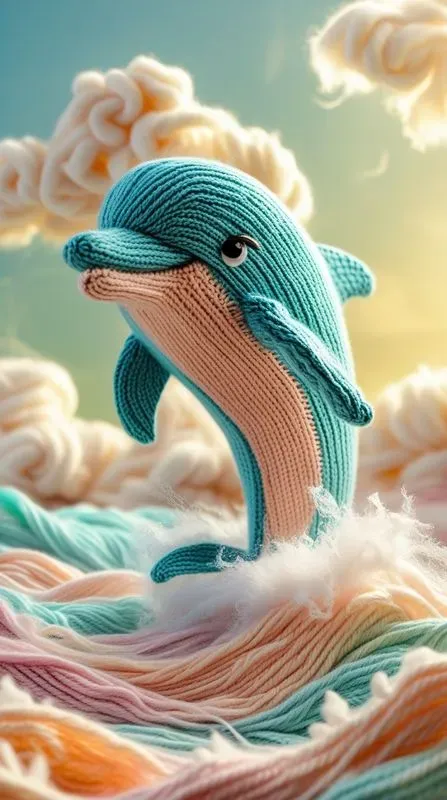 Whimsical Knitted Fantasy Scenes